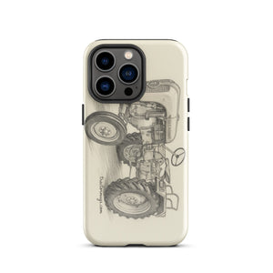 The Tractor Mugs Store iPhone 13 Pro Porsche Diesel A111 Pencil Sketch | Tough Case for iPhone® Quality Farmers Merch