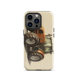 The Tractor Mugs Store iPhone 13 Pro Renault ares 696 rz Oil Painting | Tough Case for iPhone® Quality Farmers Merch