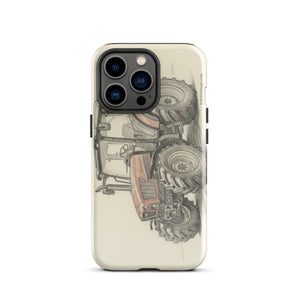 The Tractor Mugs Store iPhone 13 Pro SAME Dorado Natural 70 (Stage V) Pencil Sketch | Tough Case for iPhone® Quality Farmers Merch