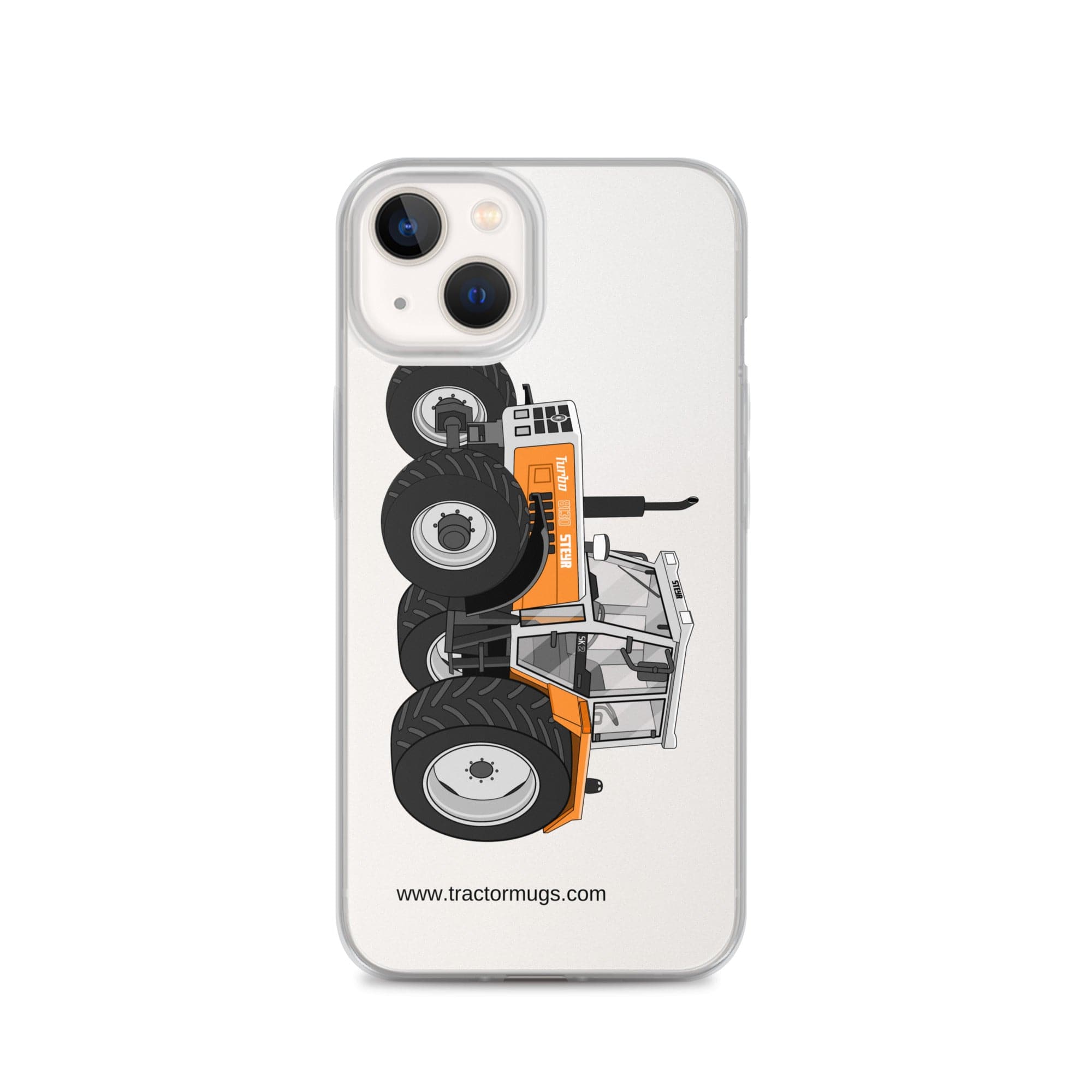 The Tractor Mugs Store iPhone 13 Steyr SK 8130 Kommunal | Clear Case for iPhone® Quality Farmers Merch