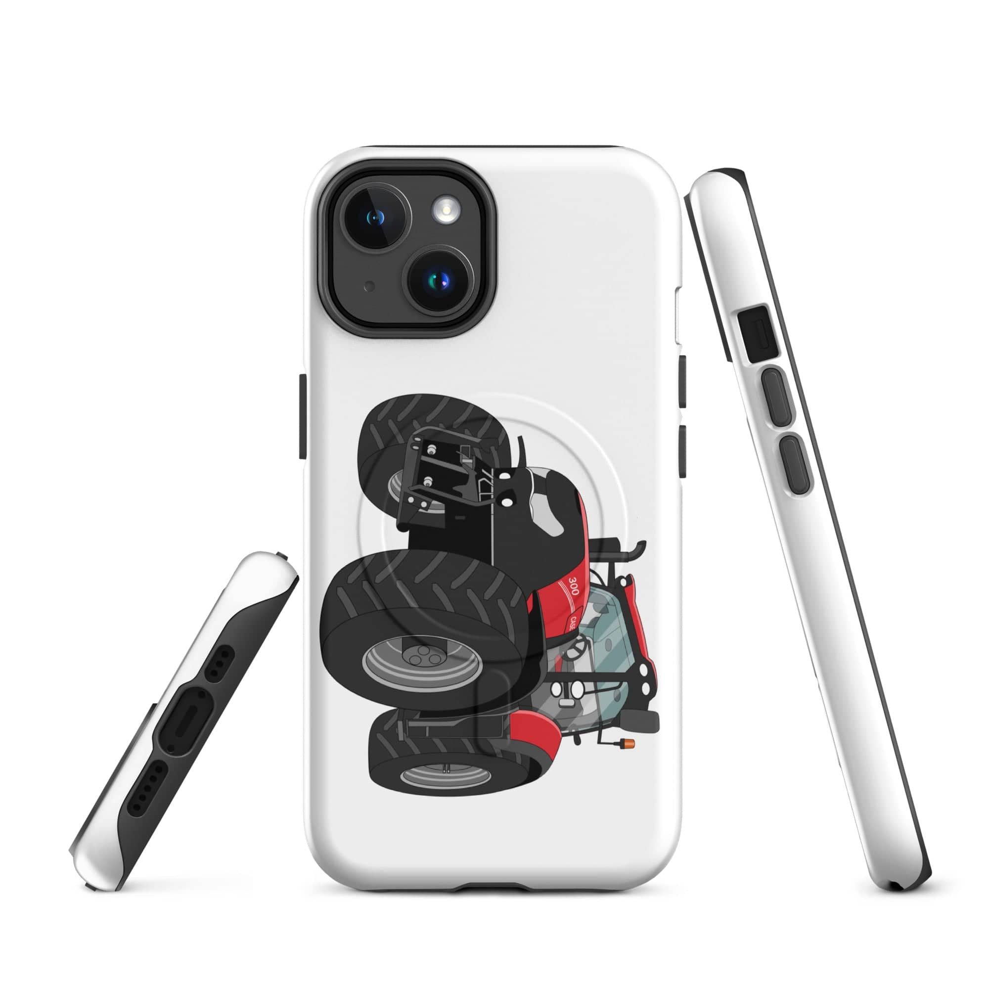 The Tractor Mugs Store iPhone 14 Case IH Optum 300 CVX | MagSafe® tough case for iPhone® Quality Farmers Merch