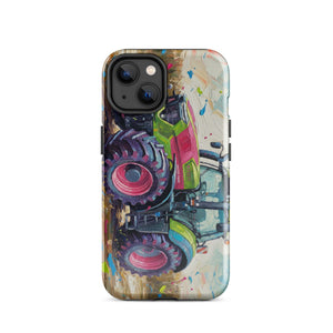 The Tractor Mugs Store iPhone 14 Deutz-Fahr 9340 Splash Art | Tough Case for iPhone® Quality Farmers Merch