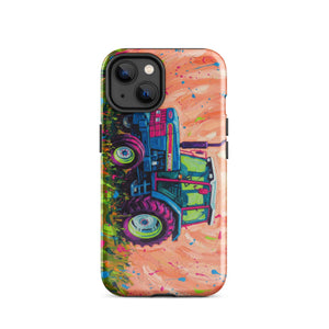 The Tractor Mugs Store iPhone 14 Ford 6640 Splash Art | Tough Case for iPhone® Quality Farmers Merch