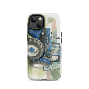 The Tractor Mugs Store iPhone 14 Ford 7840 Watercolor | Tough Case for iPhone® Quality Farmers Merch