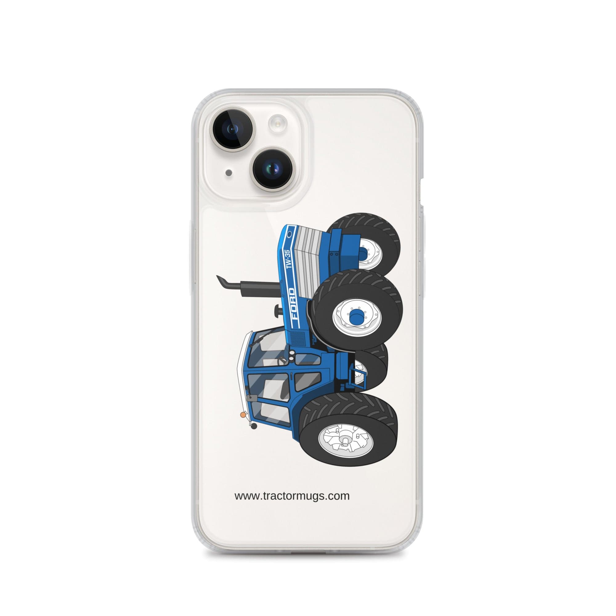 The Tractor Mugs Store iPhone 14 Ford TW 35  |  Clear Case for iPhone® Quality Farmers Merch