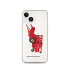 The Tractor Mugs Store iPhone 14 Massey 760 Combine Harvester | Clear Case for iPhone® Quality Farmers Merch