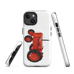 The Tractor Mugs Store iPhone 14 Nuffield Universal 4 | MagSafe® tough case for iPhone® Quality Farmers Merch