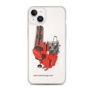 The Tractor Mugs Store iPhone 14 Plus 1994 Massey Ferguson 32 Combine Harvester | Clear Case for iPhone® Quality Farmers Merch