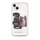 The Tractor Mugs Store iPhone 14 Plus Case IH Maxxum 145 | Clear Case for iPhone® Quality Farmers Merch