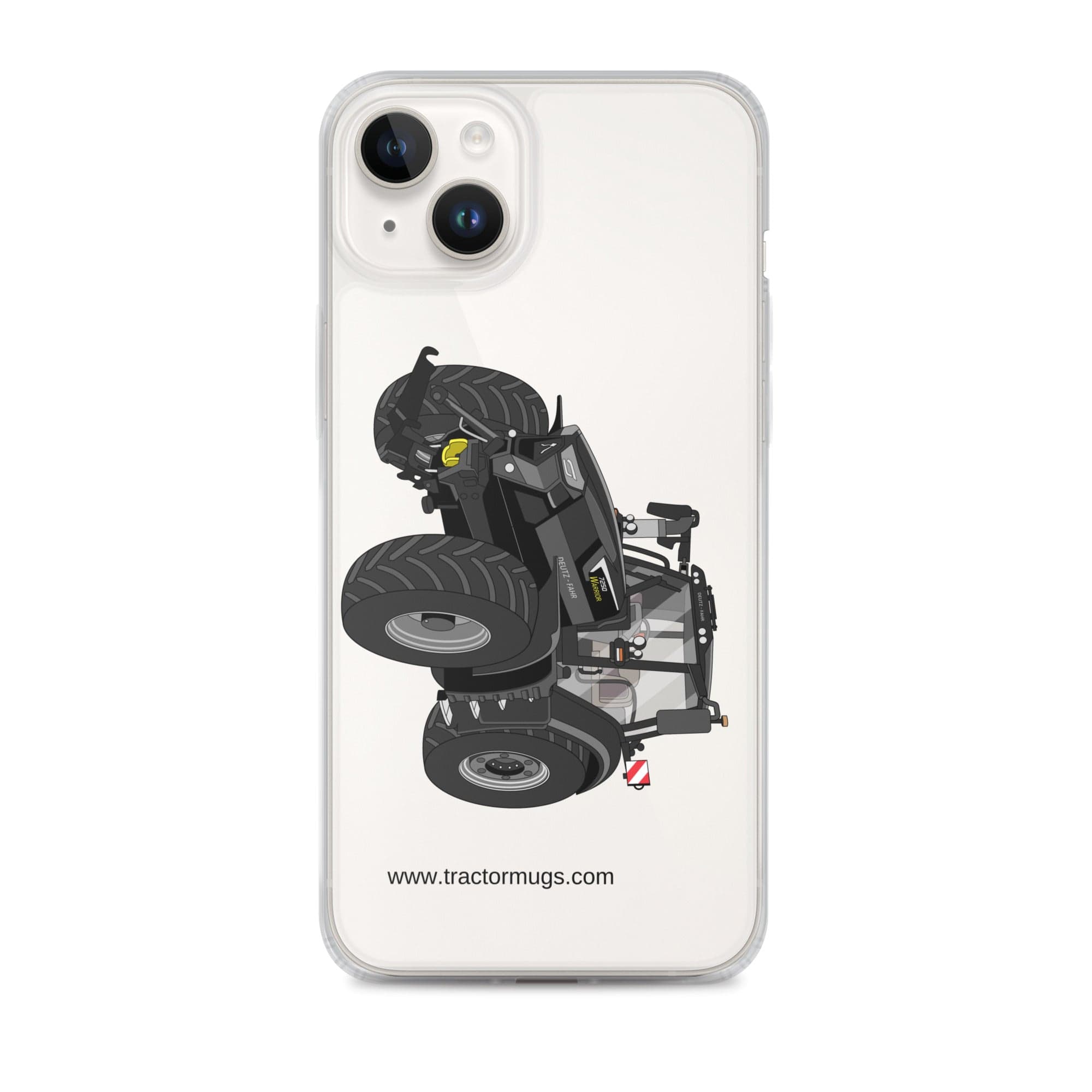 The Tractor Mugs Store iPhone 14 Plus Deutz-Fahr 7250 TTV Warrior Edition | Clear Case for iPhone® Quality Farmers Merch