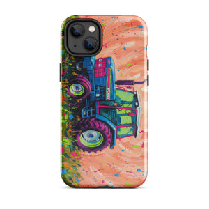 The Tractor Mugs Store iPhone 14 Plus Ford 6640 Splash Art | Tough Case for iPhone® Quality Farmers Merch