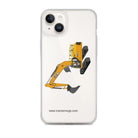 The Tractor Mugs Store iPhone 14 Plus JCB 370 LC | Clear Case for iPhone® Quality Farmers Merch