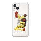 The Tractor Mugs Store iPhone 14 Plus JCB 3C II Backhoe | Clear Case for iPhone® Quality Farmers Merch