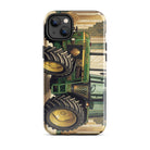 The Tractor Mugs Store iPhone 14 Plus John Deere 3350 | Art Deco Tough Case for iPhone® Quality Farmers Merch