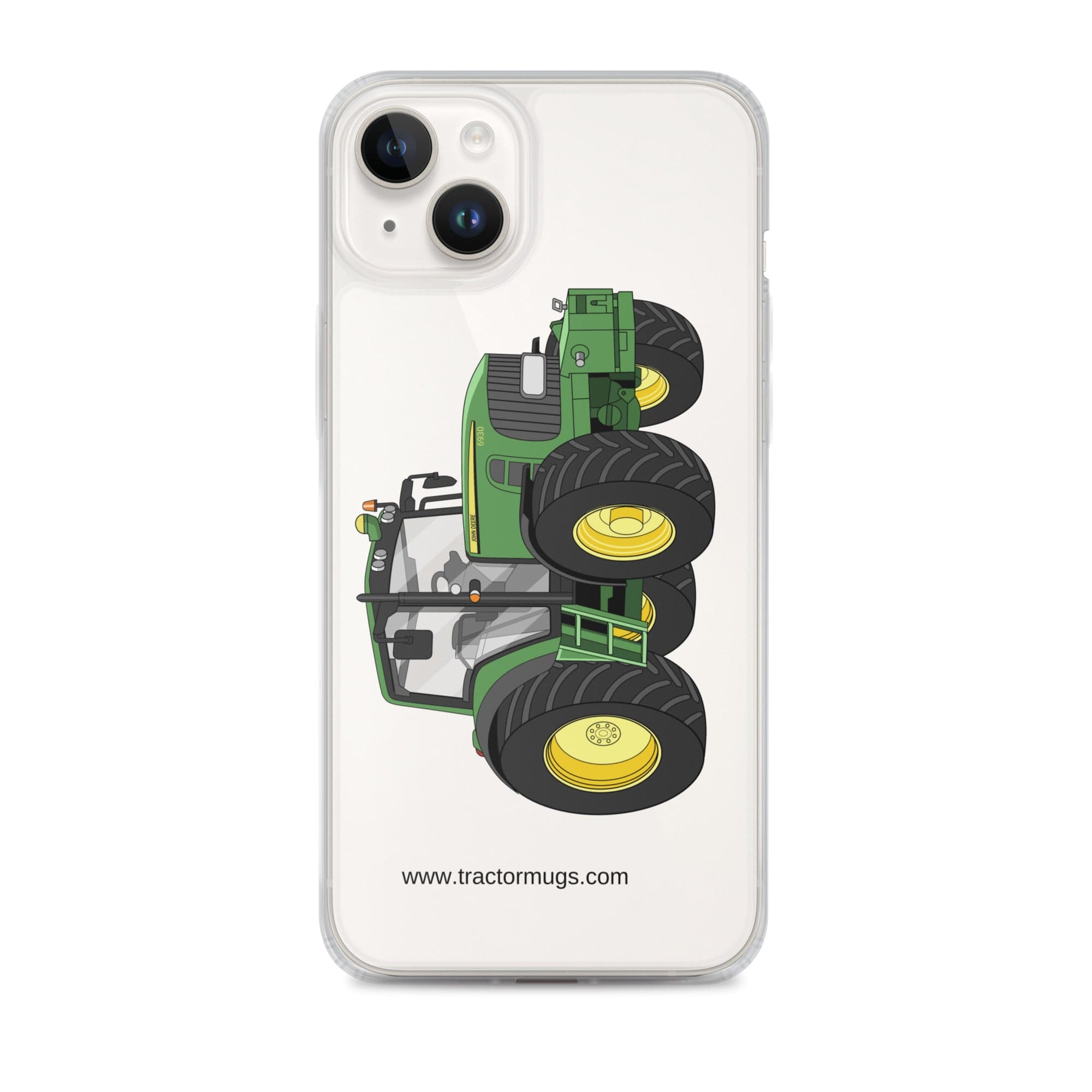 The Tractor Mugs Store iPhone 14 Plus John Deere 6930 Premium | Clear Case for iPhone® Quality Farmers Merch