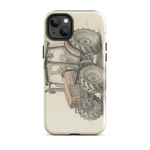 The Tractor Mugs Store iPhone 14 Plus SAME Dorado Natural 70 (Stage V) Pencil Sketch | Tough Case for iPhone® Quality Farmers Merch