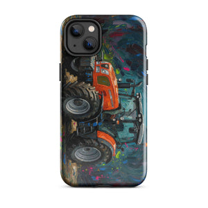 The Tractor Mugs Store iPhone 14 Plus SAME Explorer 105 (Stage V) Splash Art | Tough Case for iPhone® Quality Farmers Merch