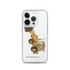 The Tractor Mugs Store iPhone 14 Pro Ford 550 Backhoe | Clear Case for iPhone® Quality Farmers Merch