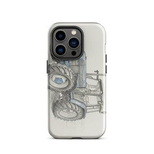 The Tractor Mugs Store iPhone 14 Pro Ford 8340 Pencil-Sketch | Tough Case for iPhone® Quality Farmers Merch