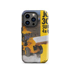 The Tractor Mugs Store iPhone 14 Pro JCB 3CX 4x4x4 Brochure | Tough Case for iPhone® Quality Farmers Merch