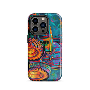 The Tractor Mugs Store iPhone 14 Pro John Deere 6930 | Splash Art Tough Case for iPhone® Quality Farmers Merch