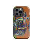 The Tractor Mugs Store iPhone 14 Pro Massey Ferguson 168 | Splash Art Tough Case for iPhone® Quality Farmers Merch