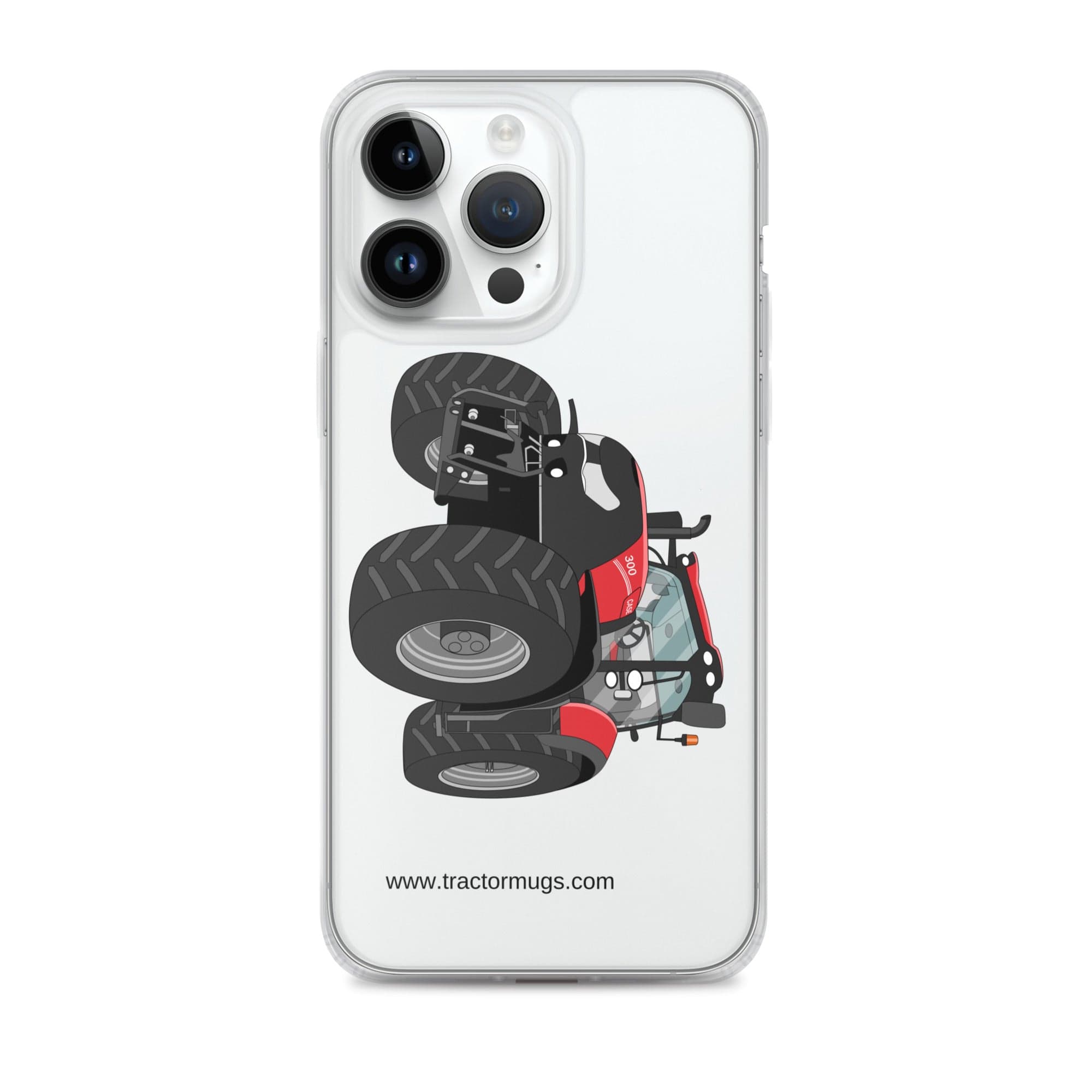 The Tractor Mugs Store iPhone 14 Pro Max Case IH Optum 300 CVX | Clear Case for iPhone® Quality Farmers Merch