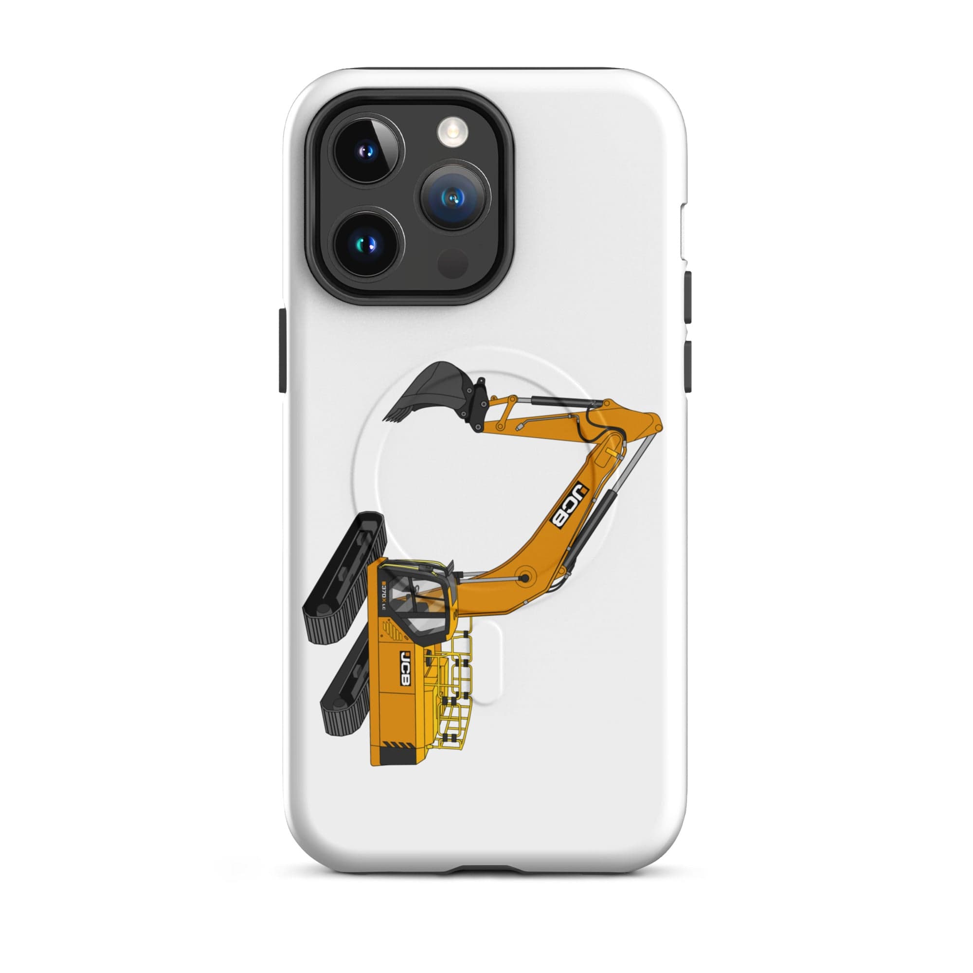 The Tractor Mugs Store iPhone 14 Pro Max JCB 370 LC | MagSafe® tough case for iPhone® Quality Farmers Merch