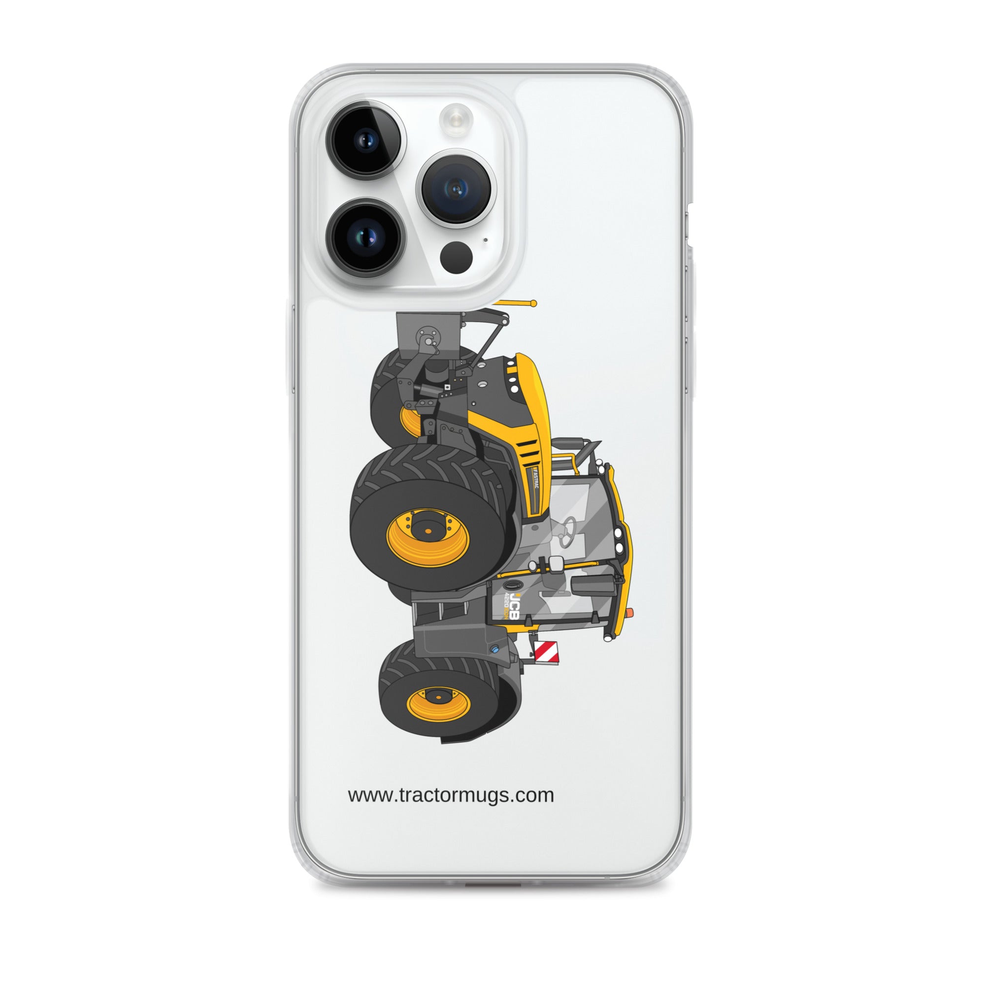 The Tractor Mugs Store iPhone 14 Pro Max JCB Fastrac 4220 Icon | Clear Case for iPhone® Quality Farmers Merch