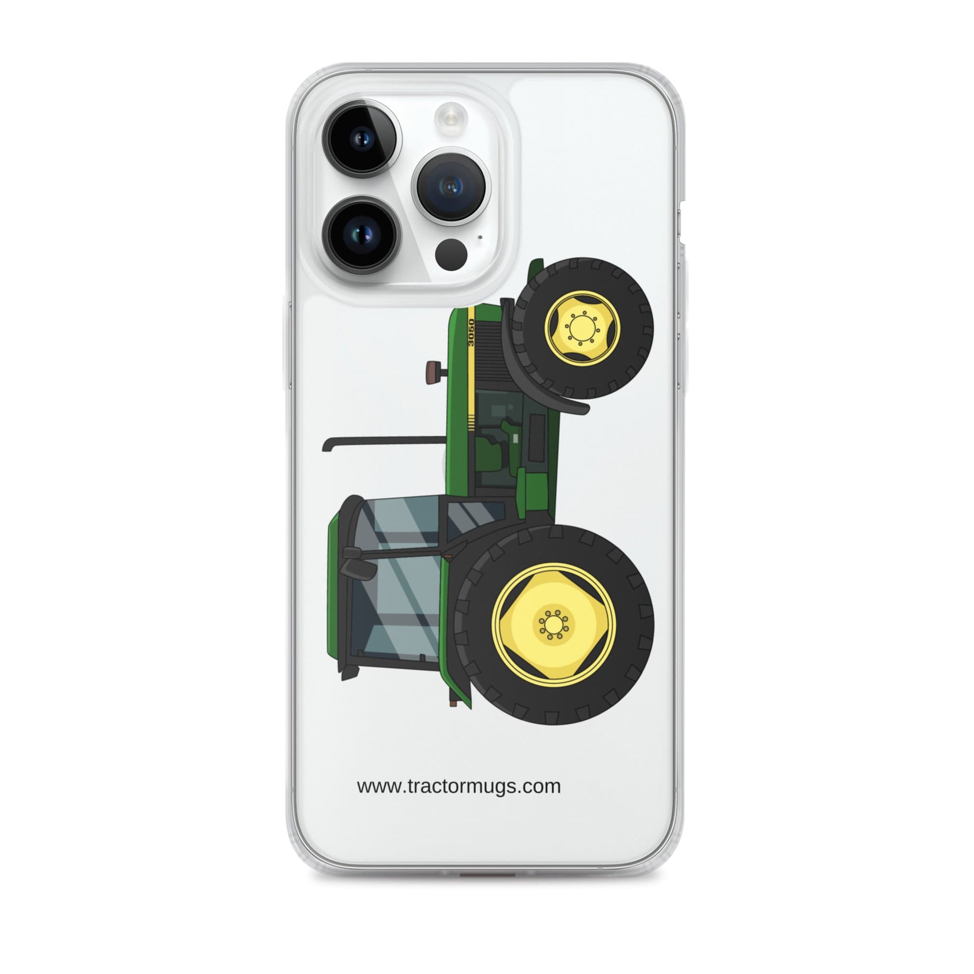 The Tractor Mugs Store iPhone 14 Pro Max John Deere 3050 2WD | Clear Case for iPhone® Quality Farmers Merch