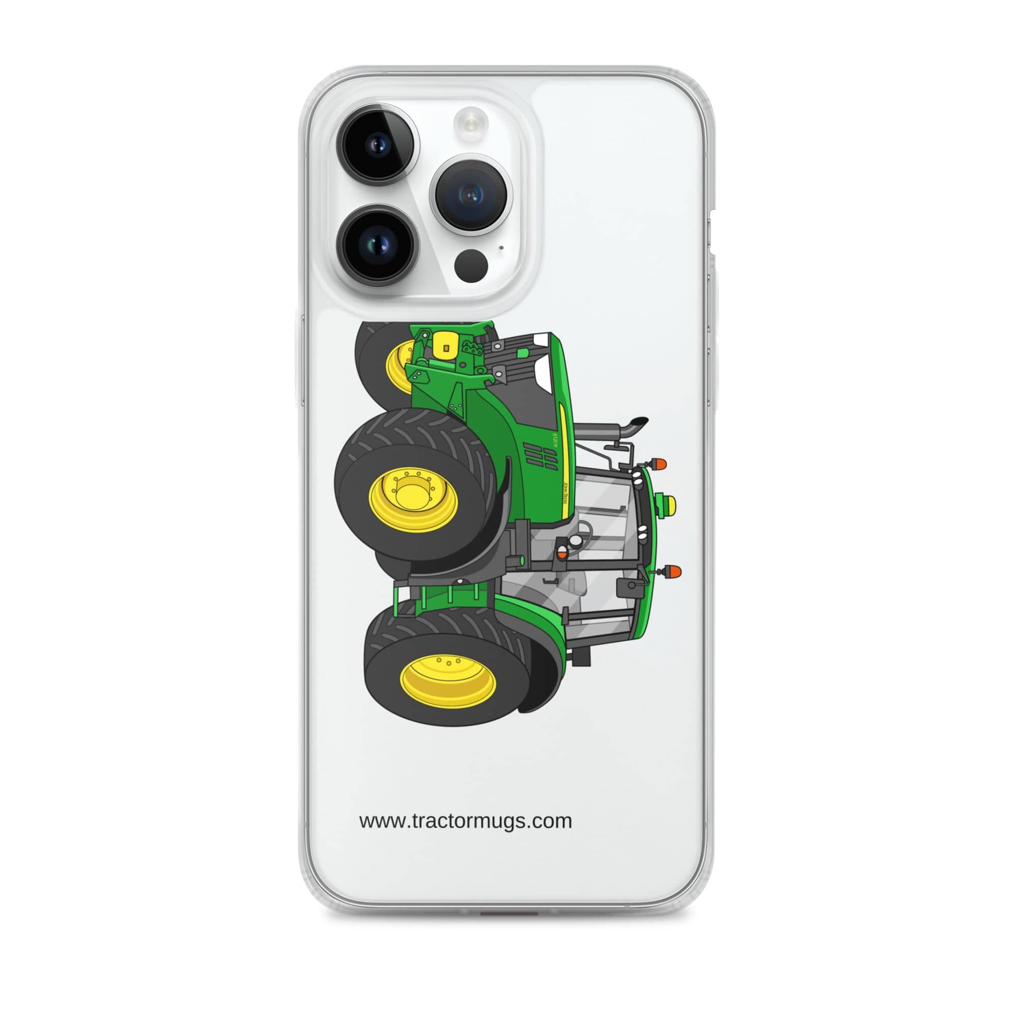 The Tractor Mugs Store iPhone 14 Pro Max John Deere 6120 M | Clear Case for iPhone® Quality Farmers Merch