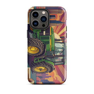 The Tractor Mugs Store iPhone 14 Pro Max John Deere 7810 | Art Deco Tough Case for iPhone® Quality Farmers Merch