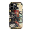 The Tractor Mugs Store iPhone 14 Pro Max Massey Ferguson 6180 | Art Deco Tough Case for iPhone® Quality Farmers Merch
