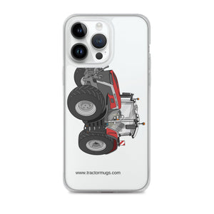 The Tractor Mugs Store iPhone 14 Pro Max Massey Ferguson 9X | Clear Case for iPhone® Quality Farmers Merch