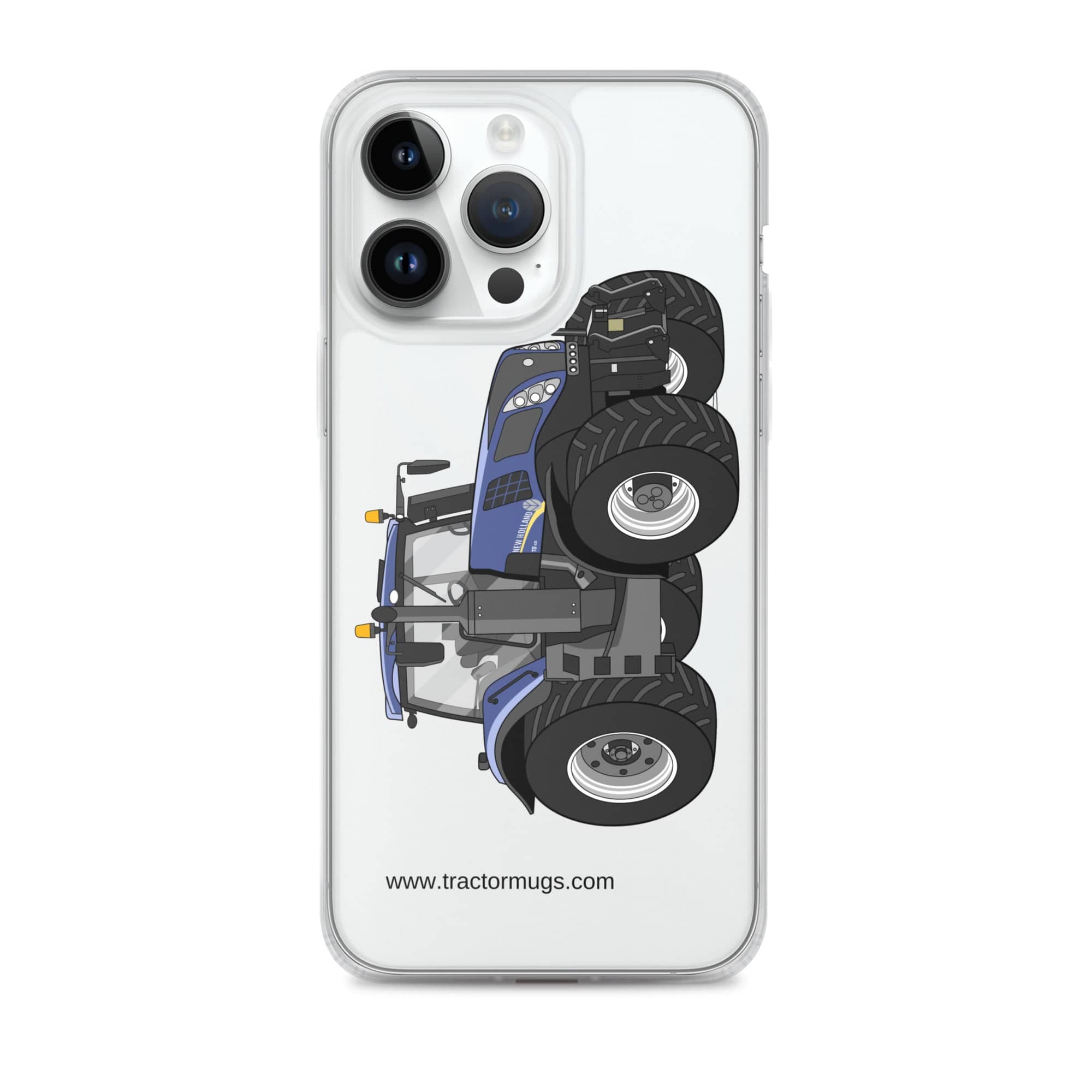 The Tractor Mugs Store iPhone 14 Pro Max New Holland T8 435 | Clear Case for iPhone® Quality Farmers Merch