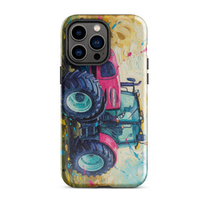 The Tractor Mugs Store iPhone 14 Pro Max Renault ares 696 rz Splash Art | Tough Case for iPhone® Quality Farmers Merch