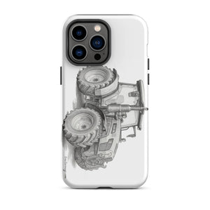 The Tractor Mugs Store iPhone 14 Pro Max SAME Explorer 105 (Stage V) Pencil Sketch | Tough Case for iPhone® Quality Farmers Merch