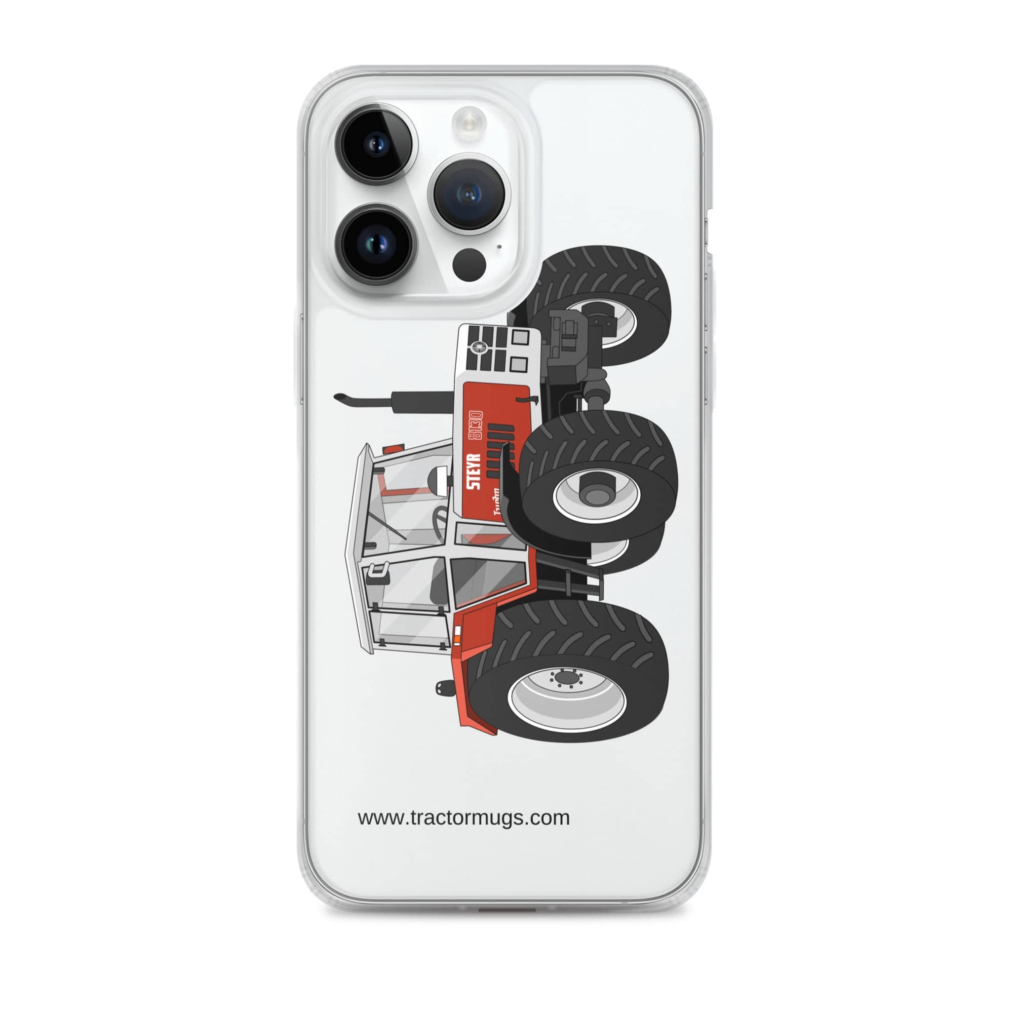 The Tractor Mugs Store iPhone 14 Pro Max Steyr 8130 | Clear Case for iPhone® Quality Farmers Merch