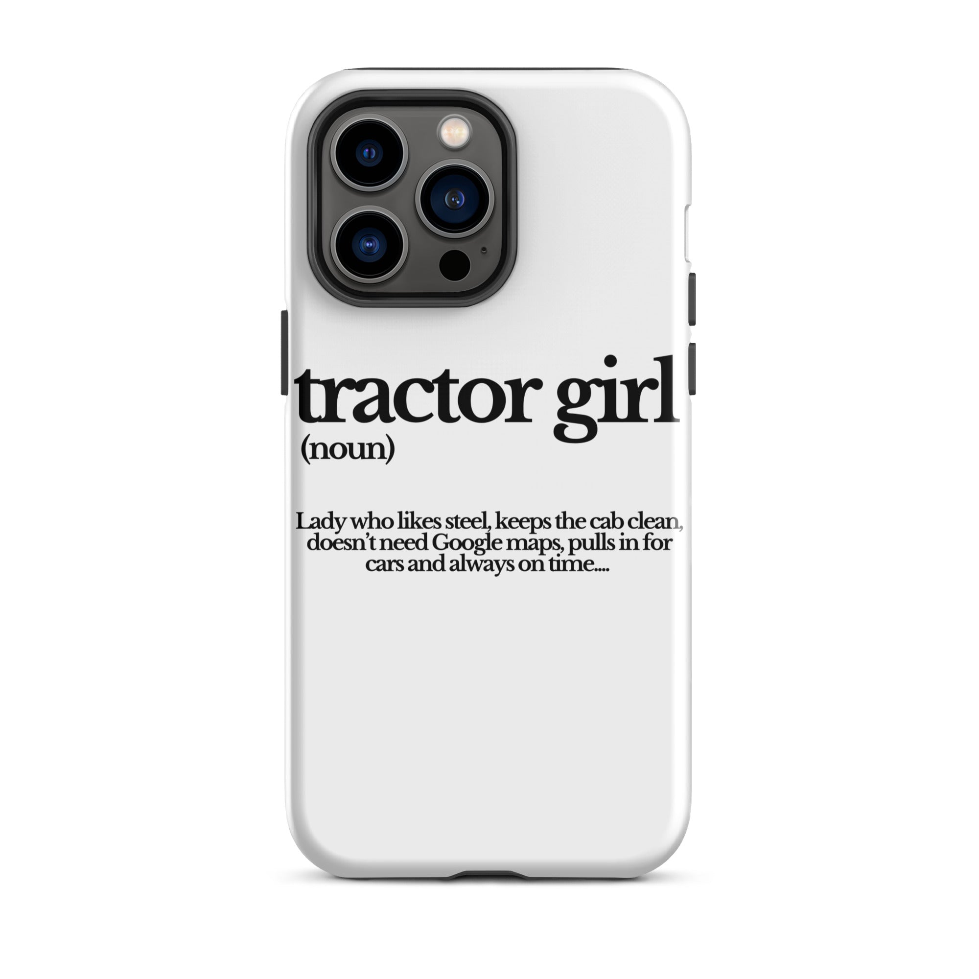 The Tractor Mugs Store iPhone 14 Pro Max TRACTOR GIRL | Tough Case for iPhone® Quality Farmers Merch
