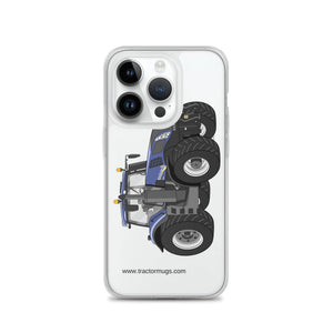 The Tractor Mugs Store iPhone 14 Pro New Holland T8 435 | Clear Case for iPhone® Quality Farmers Merch