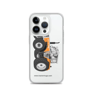 The Tractor Mugs Store iPhone 14 Pro Steyr SK 8130 Kommunal | Clear Case for iPhone® Quality Farmers Merch