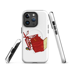 The Tractor Mugs Store iPhone 14 Pro Taarup tipvogn T3 Trailer | MagSafe® tough case for iPhone® Quality Farmers Merch