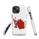 The Tractor Mugs Store iPhone 14 Taarup tipvogn T3 Trailer | MagSafe® tough case for iPhone® Quality Farmers Merch