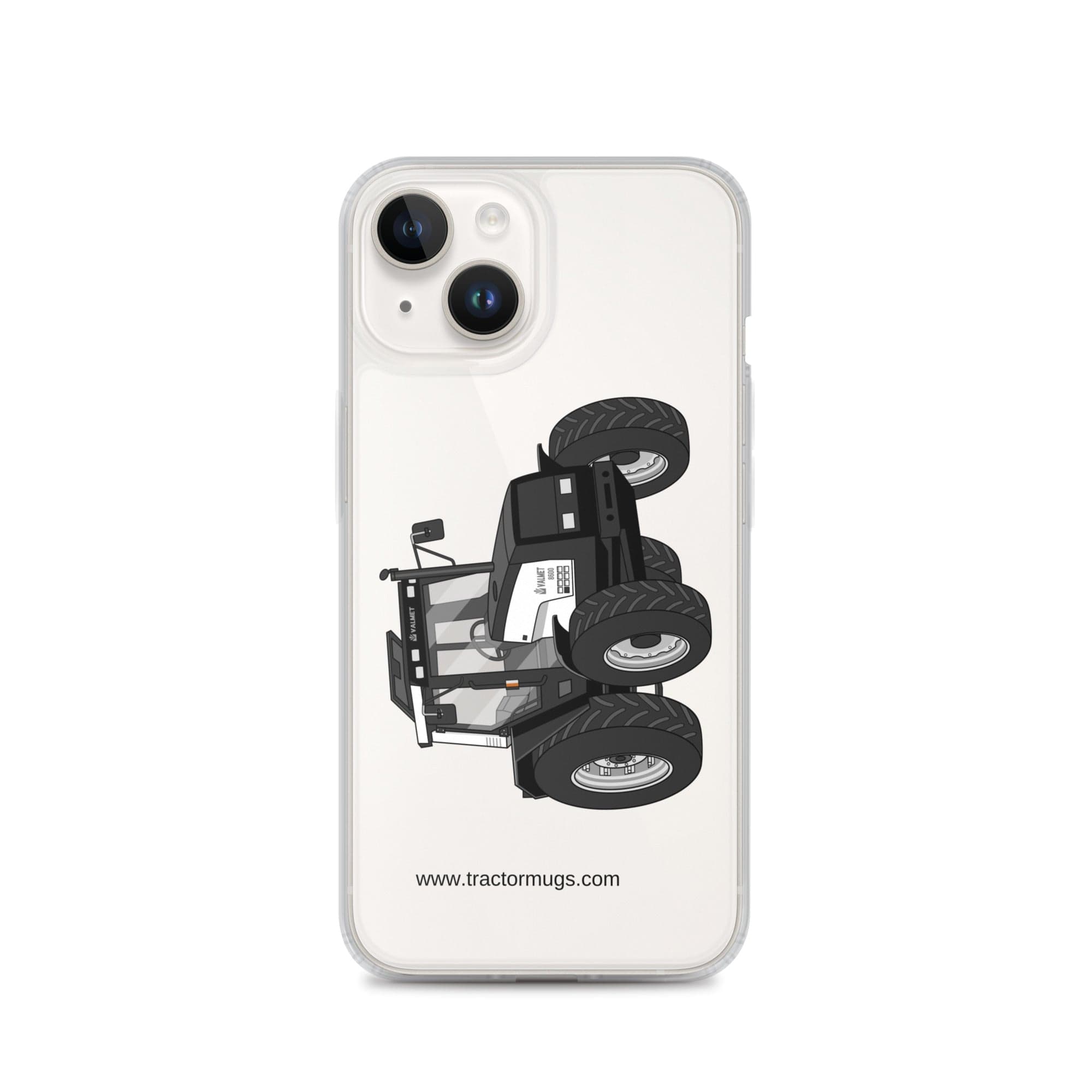 The Tractor Mugs Store iPhone 14 Valmet Mega 8600 | Clear Case for iPhone® Quality Farmers Merch