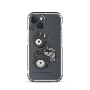 The Tractor Mugs Store iPhone 15 Case IH 195 CVX Black | Clear Case for iPhone® Quality Farmers Merch