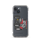 The Tractor Mugs Store iPhone 15 Case IH Maxxum 145 | Clear Case for iPhone® Quality Farmers Merch