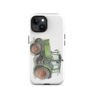 The Tractor Mugs Store iPhone 15 Fendt Farmer 308 C Watercolor | Tough Case for iPhone® Quality Farmers Merch