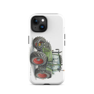 The Tractor Mugs Store iPhone 15 Fendt Favorit 818 Watercolor | Tough Case for iPhone® Quality Farmers Merch