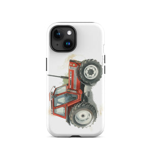 The Tractor Mugs Store iPhone 15 FIAT 90-90 DT Watercolor | Tough Case for iPhone® Quality Farmers Merch