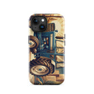The Tractor Mugs Store iPhone 15 Ford 5000 | Art Deco Tough Case for iPhone® Quality Farmers Merch